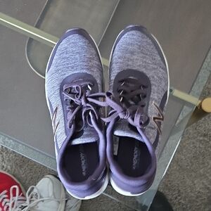 New Balance Women's Gray and Purple Sneakers